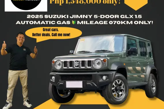 2025 Suzuki Jimny 5-Door GLX 1.5 Automatic Gas ☎️ 09279850198 / JESSEN” Kakotse “MENDOZA 🚘🚙
