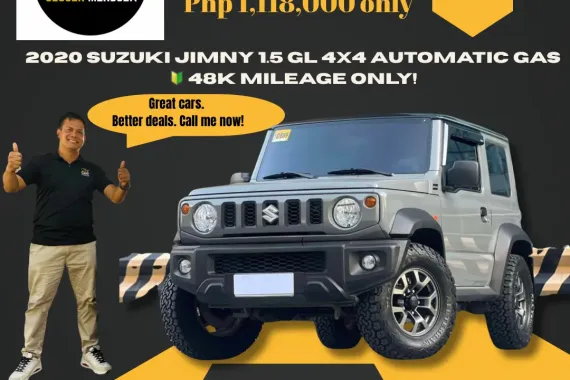 2020 Suzuki Jimny 1.5 GL 4x4 Automatic Gas ☎️ 09279850198 / JESSEN” Kakotse “MENDOZA 🚘🚙