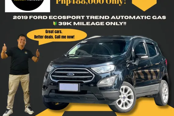 2019 Ford Ecosport Trend automatic Gas ✳️ 86K ALL IN DP ☎️ 09279850198 / JESSEN MENDOZA