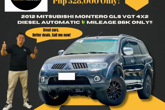 2012 Mitsubishi Montero GLS VGT 4x2 Dsl AT🔰 CALL NOW!! ☎️ 09279850198 / JESSEN” Kakotse “MENDOZA 🚘