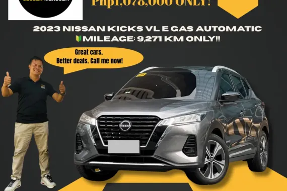 2023 Nissan Kicks VL E Gas Automatic ☎️ 09279850198 / JESSEN” Kakotse “MENDOZA 🚘🚙