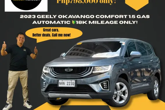 2023 Geely Okavango Comfort 1.5 Gas Automatic 🚘18K Mileage Only! ☎️ 09279850198 / JESSEN MENDOZA