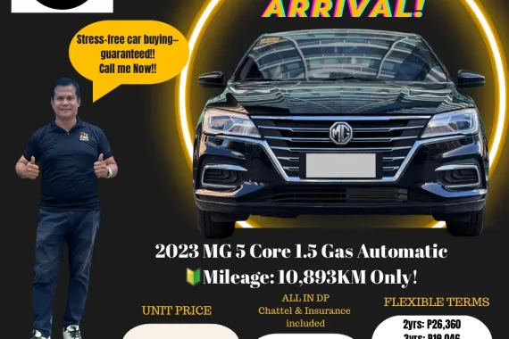 2023 MG 5 Core 1.5 Gas Automatic 🔰CALL NOW!! ☎️ 09279850198 / JESSEN” Kakotse “MENDOZA 
