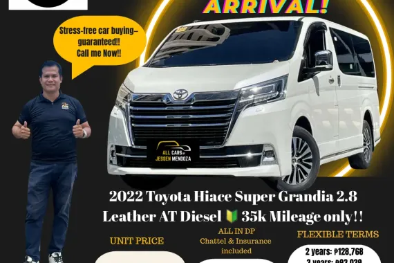 2022 Toyota Hiace Super Grandia 2.8 Leather AT Dsl ☎️ 09279850198 / JESSEN” Kakotse “MENDOZA  🚘🚙
