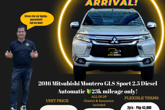 2016 Mitsubishi Montero GLS Sport 2.5 Dsl AT ☎️ 09279850198 / JESSEN” Kakotse “MENDOZA  