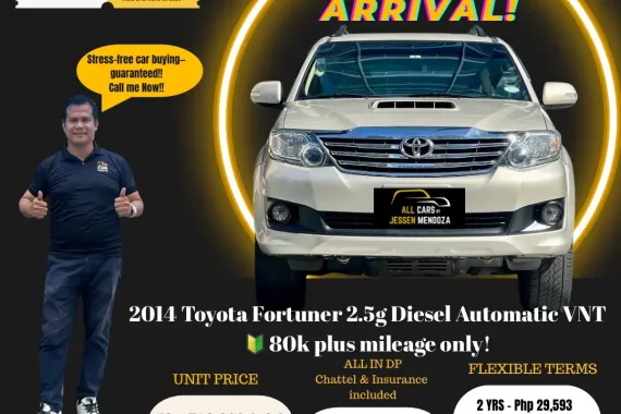2014 Toyota Fortuner 2.5g Diesel AT  VNT 🔰CALL NOW!! ☎️ 09279850198 / JESSEN” Kakotse “MENDOZA  
