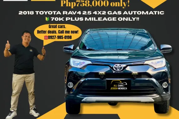2018 Toyota Rav4 2.5 4x2 Gas Automatic 🔰CALL NOW!! ☎️ 09279850198 / JESSEN” Kakotse “MENDOZA  🚘🚙