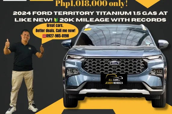 2024 Ford Territory Titanium 1.5 Gas AT Like New! ☎️ 09279850198  JESSEN” Kakotse “MENDOZA  🚘🚙