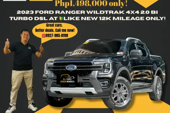 2023 Ford Ranger Wildtrak 4x4 2.0 Bi Turbo Dsl AT ☎️ 09279850198 / JESSEN” Kakotse “MENDOZA 
