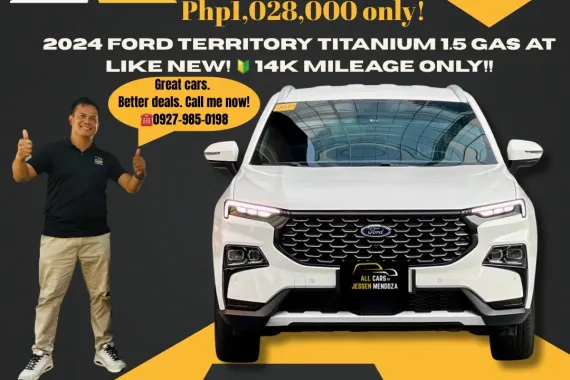 2024 Ford Territory Titanium 1.5 Gas AT  Like New! ☎️📲 09279850198 / JESSEN “Kakotse “MENDOZA🚘🚙🚗