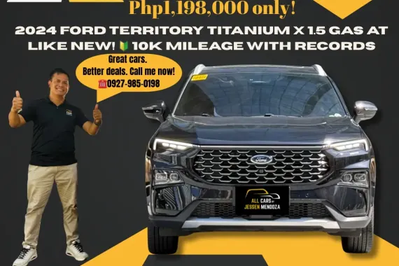 2024 Ford Territory Titanium X 1.5 Gas AT Like New! ✳️227K ALL IN DP ☎️ 09279850198 / JESSEN MENDOZA