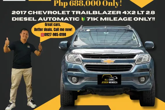 2017 Chevrolet Trailblazer 4x2 LT 2.8 Diesel Automatic ☎️09279850198/ JESSEN “KAKOTSE “MENDOZA 