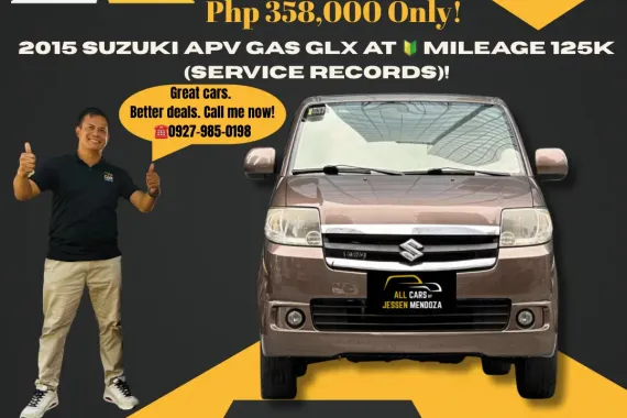 2015 Suzuki APV Gas GLX AT 🔰CALL NOW  ☎️09279850198/ JESSEN “KAKOTSE “MENDOZA 