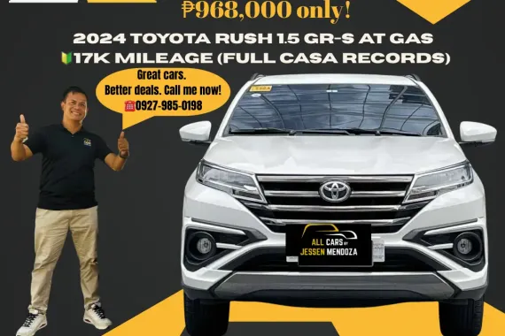 2024 Toyota Rush 1.5 GR-S AT GAS 🔰CALL NOW  ☎️09279850198/ JESSEN “KAKOTSE “MENDOZA 