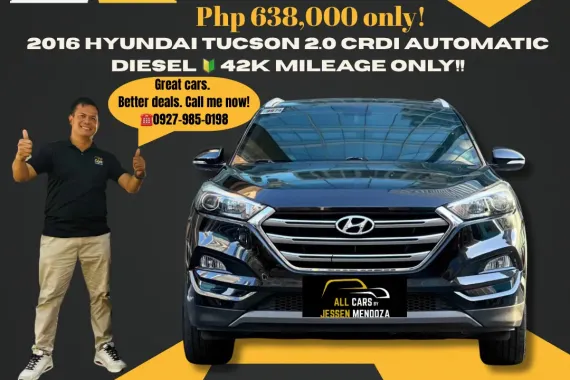 2016 Hyundai Tucson 2.0 CRDI Automatic Dsl 🔰CALL NOW  ☎️09279850198/ JESSEN “KAKOTSE “MENDOZA 