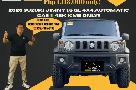 2020 Suzuki Jimny 1.5 GL 4x4 AT Gas ☎️ 09279850198 / JESSEN” Kakotse “MENDOZA 🚘🚙