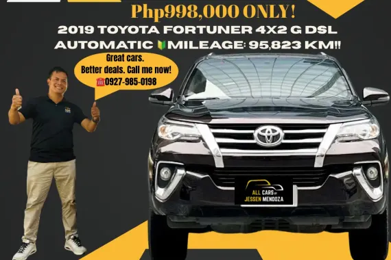 2019 Toyota Fortuner 4x2 G DSL AT 🔰CALL NOW  ☎️09279850198/ JESSEN “KAKOTSE “MENDOZA 
