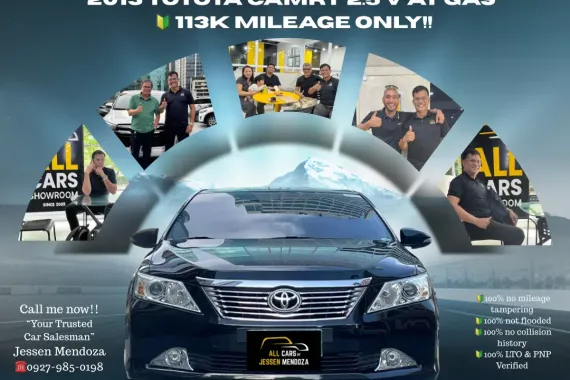 2013 Toyota Camry 2.5 V AT GAS 🔰CALL NOW!! ☎️ 09279850198 / JESSEN” Kakotse “MENDOZA 🚘🚙