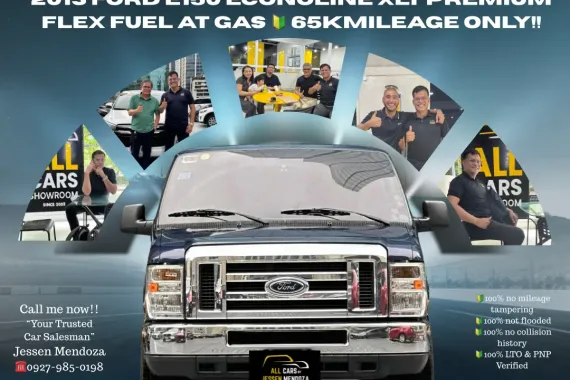 2013 FORD E150 Econoline XLT Premium Flex Fuel AT Gas ☎️09279850198/ JESSEN “KAKOTSE “MENDOZA 