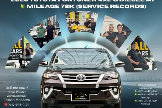 2020 Toyota Fortuner 4x2 G Diesel AT 🔰CALL NOW  ☎️09279850198/ JESSEN “KAKOTSE “MENDOZA 