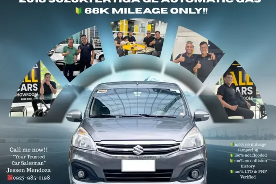 2018 Suzuki Ertiga GL Automatic Gas 🔰CALL NOW  ☎️09279850198/ JESSEN “KAKOTSE “MENDOZA 