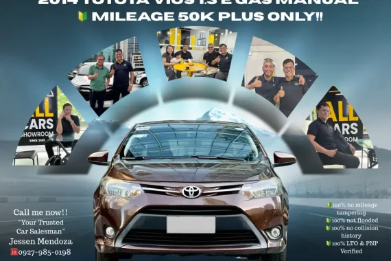 2014 Toyota Vios 1.3e gas Manual 🔰 CALL NOW!! ☎️ 09279850198 / JESSEN” Kakotse “MENDOZA 🚘🚙