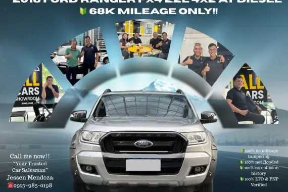 2018 Ford Ranger FX4 2.2L 4x2 AT Diesel 🔰CALL NOW  ☎️09279850198/ JESSEN “KAKOTSE “MENDOZA 