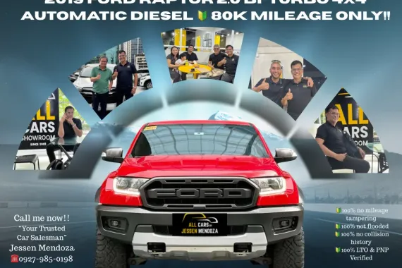 2019 Ford Raptor 2.0 Bi-Turbo 4x4 AT Dsl 🔰CALL NOW  ☎️09279850198/ JESSEN “KAKOTSE “MENDOZA 