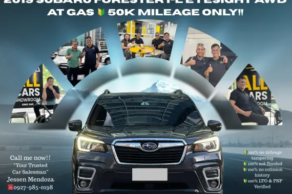 2019 Subaru Forester i-L Eyesight AWD AT Gas 🔰CALL NOW  ☎️09279850198/ JESSEN “KAKOTSE “MENDOZA 