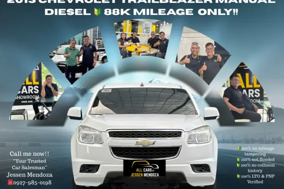2013 Chevrolet Trailblazer Manual Diesel 🔰CALL NOW!! ☎️ 09279850198 / JESSEN” Kakotse “MENDOZA  🚘