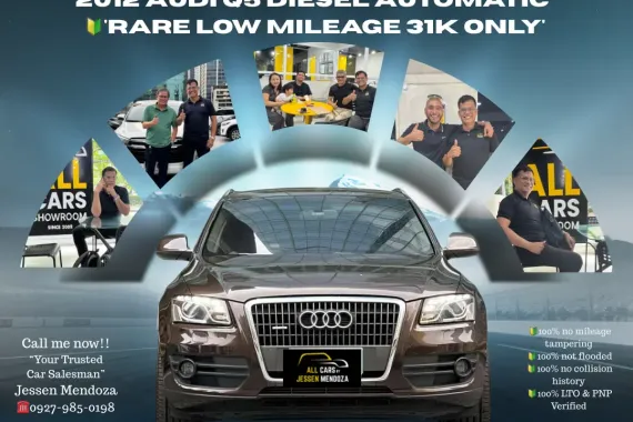 2012 Audi Q5 Diesel AT'Rare Low mileage 31k only' ☎️ 09279850198 / JESSEN” Kakotse “MENDOZA 🚘🚙