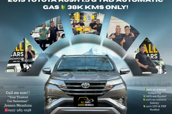 2019 Toyota Rush 1.5 G TRD Automatic Gas 🔰CALL NOW  ☎️09279850198/ JESSEN “KAKOTSE “MENDOZA 