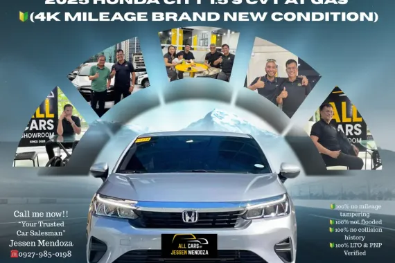 2025 Honda City 1.5 S CVT AT GAS 🚘4k Mileage only!! ☎️ 09279850198 / JESSEN” Kakotse “MENDOZA 🚘🚙