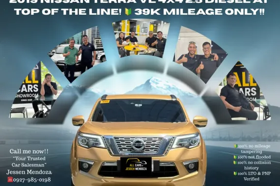 2019 Nissan Terra VL 4x4 2.5 Diesel AT 🔰CALL NOW!! ☎️ 09279850198 / JESSEN” Kakotse “MENDOZA🚘🚙