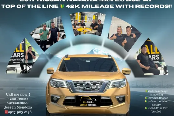 2017 Nissan Navara 4x4 2.5 Diesel Automatic 🔰CALL NOW  ☎️09279850198/ JESSEN “KAKOTSE “MENDOZA 