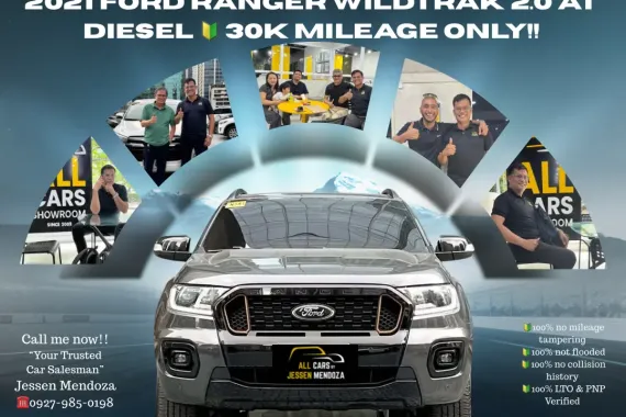 2021 Ford Ranger Wildtrak 2.0 Automatic Diesel ☎️ 📲 09279850198 / JESSEN “Kakotse”MENDOZA  🚘🚙