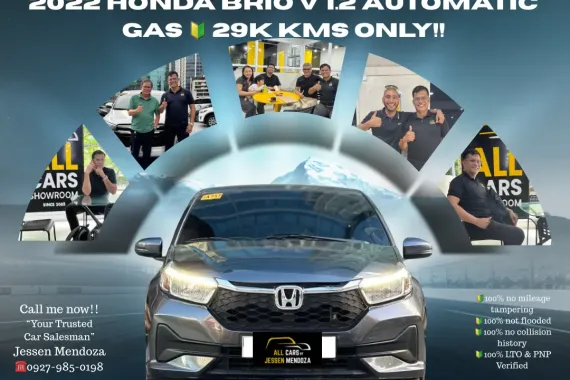 2022 Honda Brio V 1.2 Automatic Gas 🔰CALL NOW  ☎️09279850198/ JESSEN “KAKOTSE “MENDOZA 