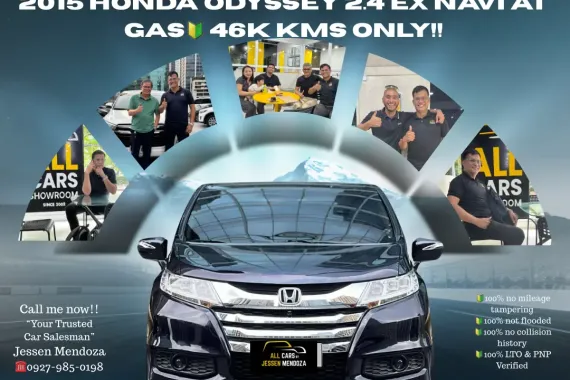 2015 Honda Odyssey 2.4 EX Navi AT Gas 🔰CALL NOW  ☎️09279850198/ JESSEN “KAKOTSE “MENDOZA 