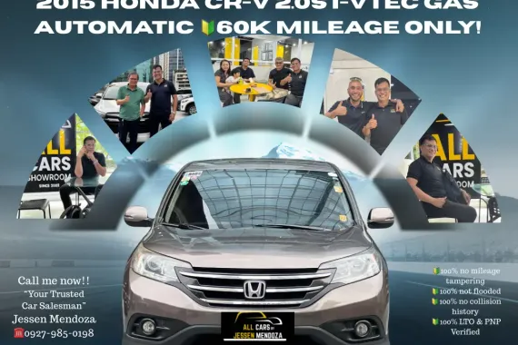 2015 HONDA CR-V 2.0S i-VTEC Gas AT 🔰CALL NOW  ☎️09279850198/ JESSEN “KAKOTSE “MENDOZA 