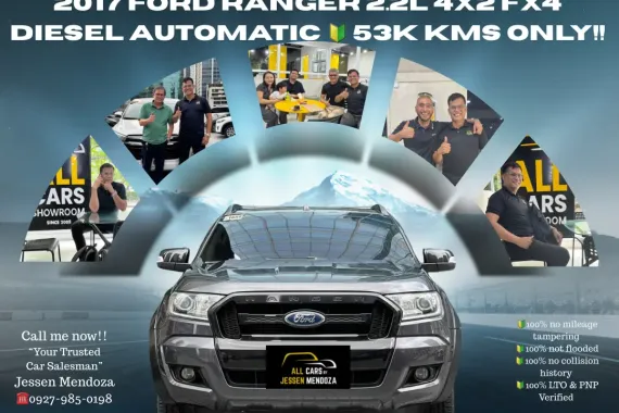 2017 FORD RANGER 2.2L 4x2 FX4 Diesel AT 🔰CALL NOW  ☎️09279850198/ JESSEN “KAKOTSE “MENDOZA 