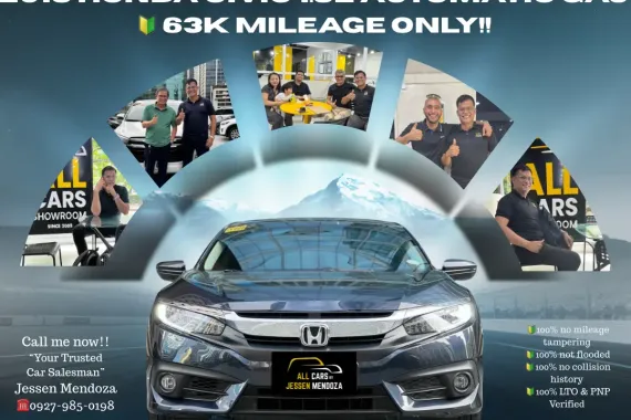 2018 Honda Civic 1.8E Automatic Gas 🔰CALL NOW  ☎️09279850198/ JESSEN “KAKOTSE “MENDOZA 