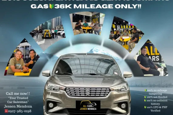 2019 Suzuki Ertiga 1.5 GLX Automatic Gas 🔰CALL NOW  ☎️09279850198/ JESSEN “KAKOTSE “MENDOZA