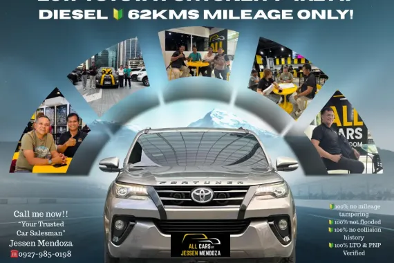 2017 Toyota Fortuner V 4x2 AT Diesel 🔰CALL NOW  ☎️09279850198/ JESSEN “KAKOTSE “MENDOZA