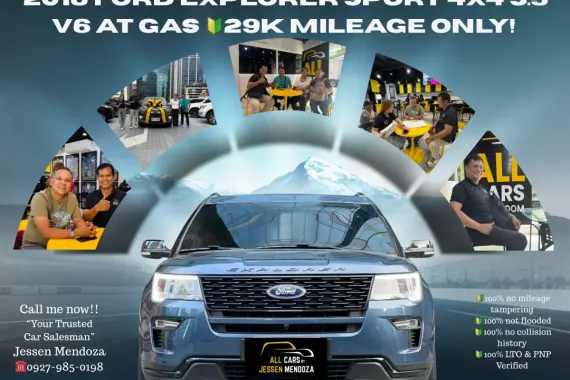 2018 Ford Explorer Sport 4x4 3.5 V6 AT Gas 🔰CALL NOW  ☎️09279850198/ JESSEN “KAKOTSE “MENDOZA