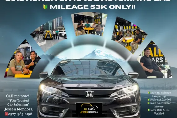 2018 Honda Civic 1.8 E Automatic Gas 🔰CALL NOW  ☎️09279850198/ JESSEN “KAKOTSE “MENDOZA