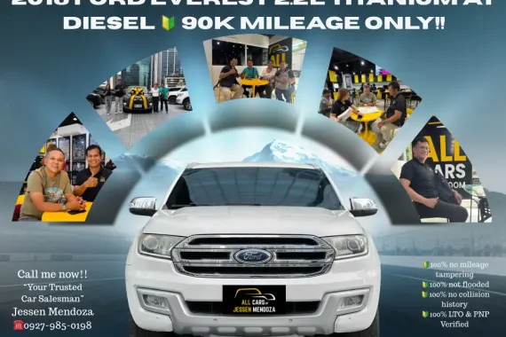 2016 Ford Everest 2.2L Titanium AT Diesel 🔰CALL NOW  ☎️09279850198/ JESSEN “KAKOTSE “MENDOZA