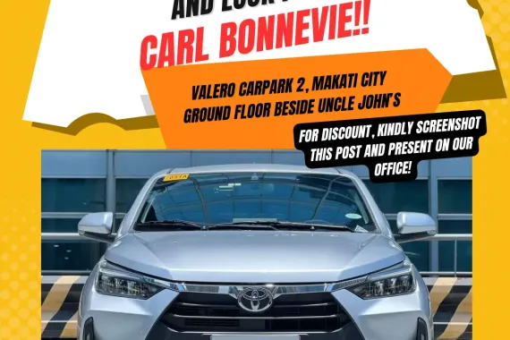 2025 Toyota Wigo 1.0 G Automatic Gas ☎️ Call CARL BONNEVIE🙋🏻‍♂️📞09384588779