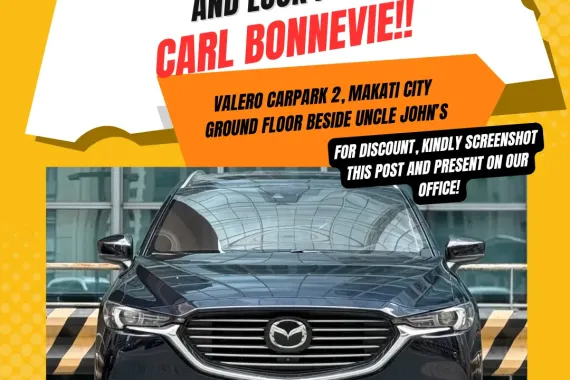 🔥 2021 Mazda CX8 AWD 2.5 Gas AT Top of the Line ✅📞☎️Call/Text CARL BONNEVIE 🙋🏻‍♂️📩09384588779