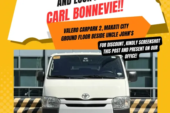 2019 Toyota Hiace Commuter 3.0 Diesel Manual ☎️ Call CARL BONNEVIE 🔥🙋🏻‍♂️📞09384588779