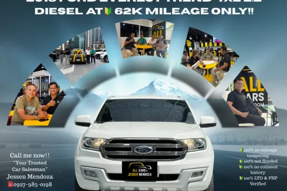 2016 Ford Everest Trend 4x2 2.2 Diesel Automatic 🔰CALL NOW  ☎️09279850198/ JESSEN “KAKOTSE “MENDOZA
